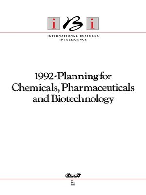 cover image of 1992-Planning for Chemicals, Pharmaceuticals and Biotechnology